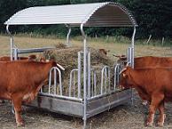 Hooiruif vierkante, ronde balen