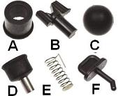 Melkglas adapter onderdelen