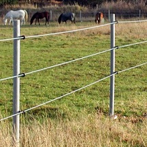 Ronde kunststof paal