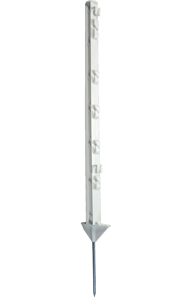 ZoneGuard Kunststof Instappaal 75 cm wit