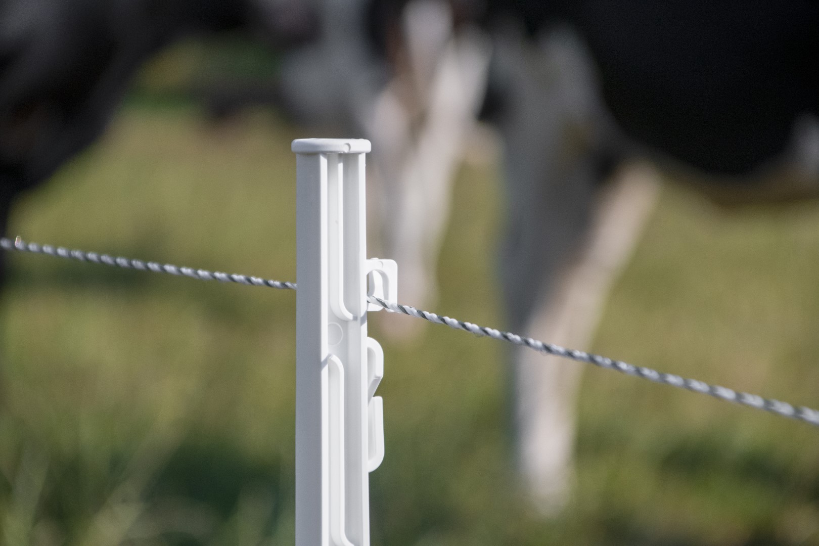 ZoneGuard Kunststof Instappaal 105 cm wit - afbeelding 3