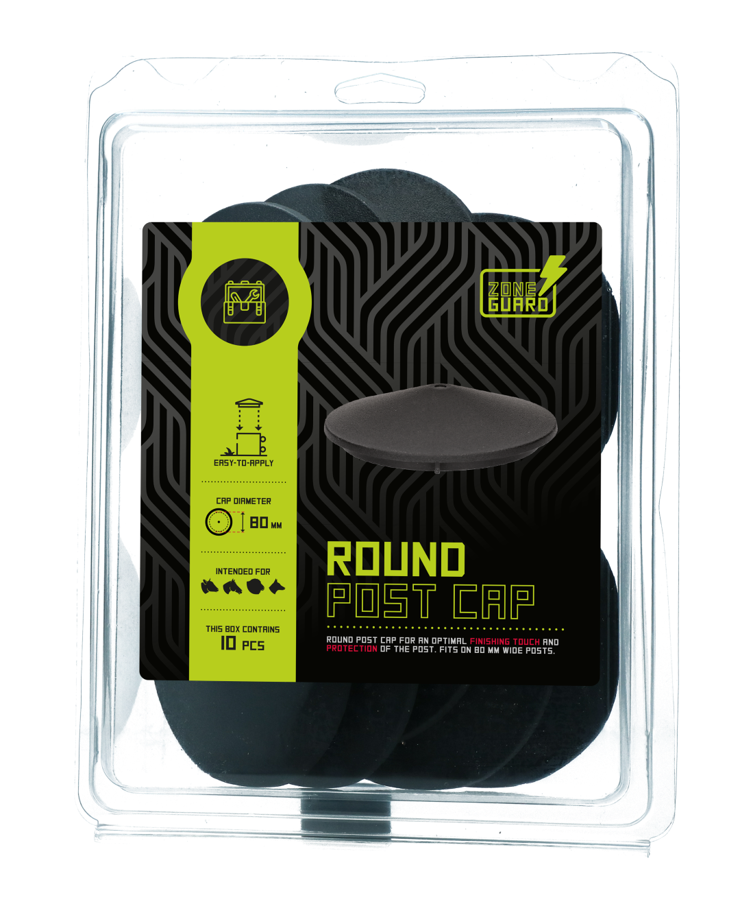 ZoneGuard Paalkapje Ø 80 mm - afbeelding 3
