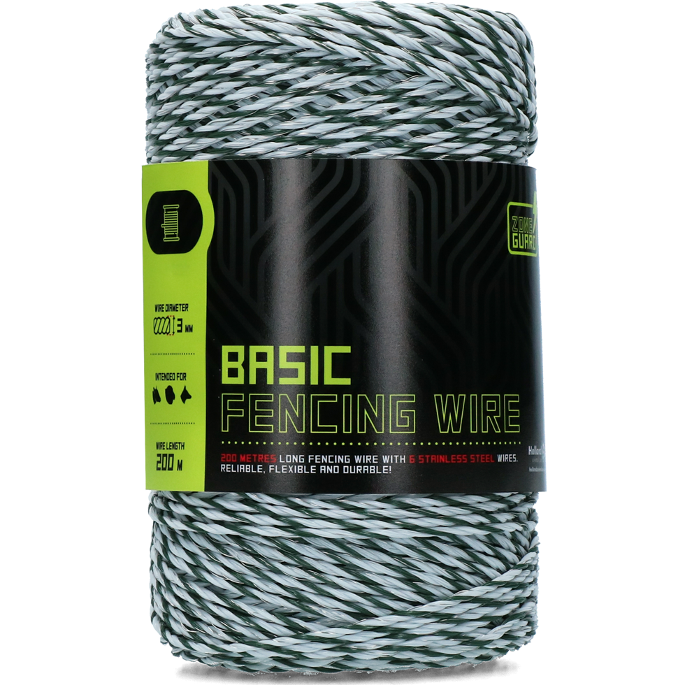 Zoneguard Basic Afrasteringsdraad 3 mm 200 m - afbeelding 1