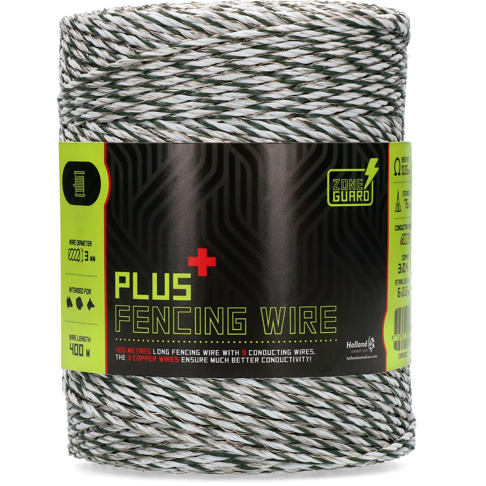ZoneGuard Plus Afrasteringsdraad 3 mm 400 m - afbeelding 1