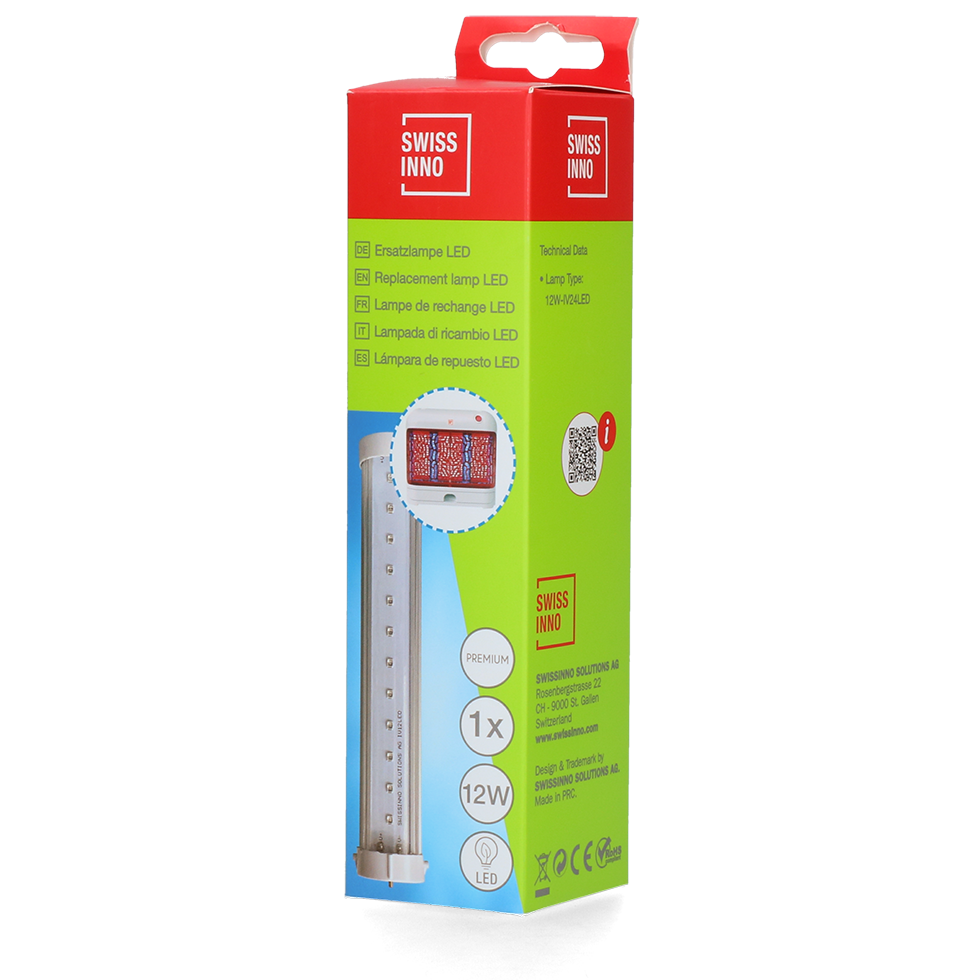 UVA 12W Vervangingslamp Insect Destroyer 24W - afbeelding 3