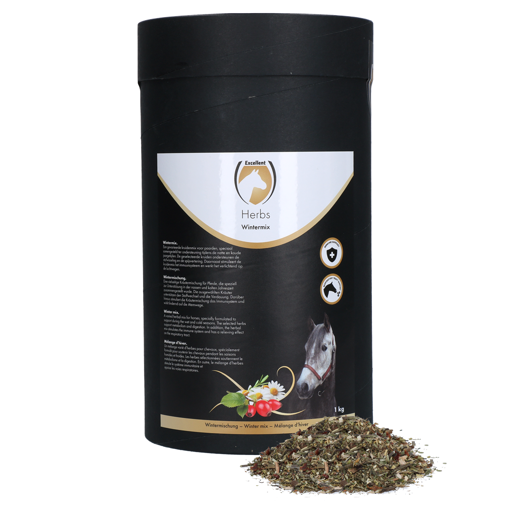 Excellent Horse Herbs Wintermix 1 kg - afbeelding 1