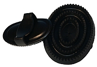 Paardemassage rubber ovaal fijn