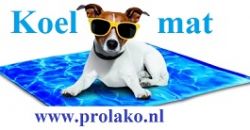 Koel mat Hond klein.