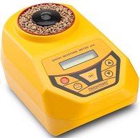 Vocht en Temp. meter graan + zaden.