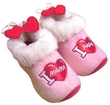 Klomppantoffel Baby Roze