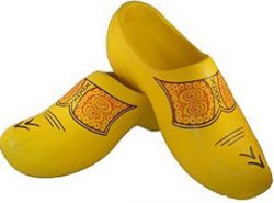 clogs geel