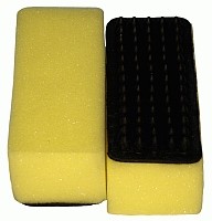 Paarde Massage  Spons  met Rubber