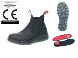 Redback Boots zwart stalen neus